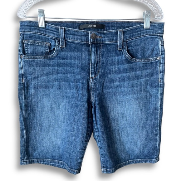 Joe’s Jeans Mid Rise Dark Wash Denim Bermuda Shorts size 29 - Picture 1 of 9
